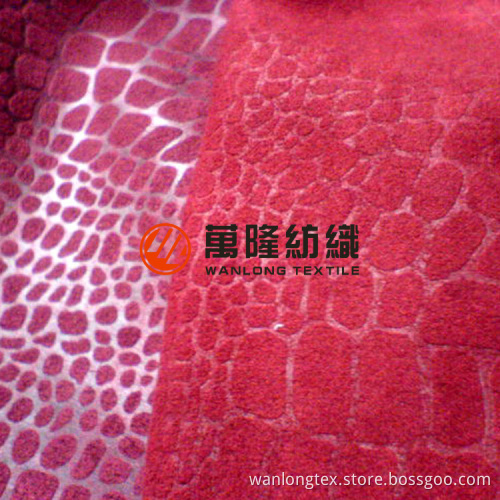 Upholstery Fabric Embossed Faux Suede fabric with T/C backing for sofa cover
